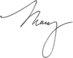 Mary's Signature